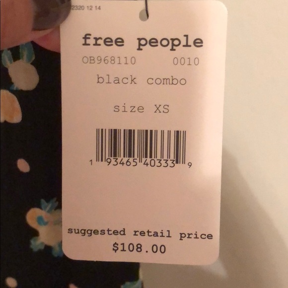 Free People Like a Lady Mini Black Dress - Picture 8 of 8